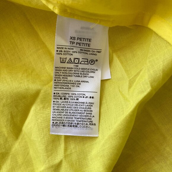 NWT Banana Republic Factory Voile Elbow-Sleeve Midi Dress XS Petite - Picture 5 of 8